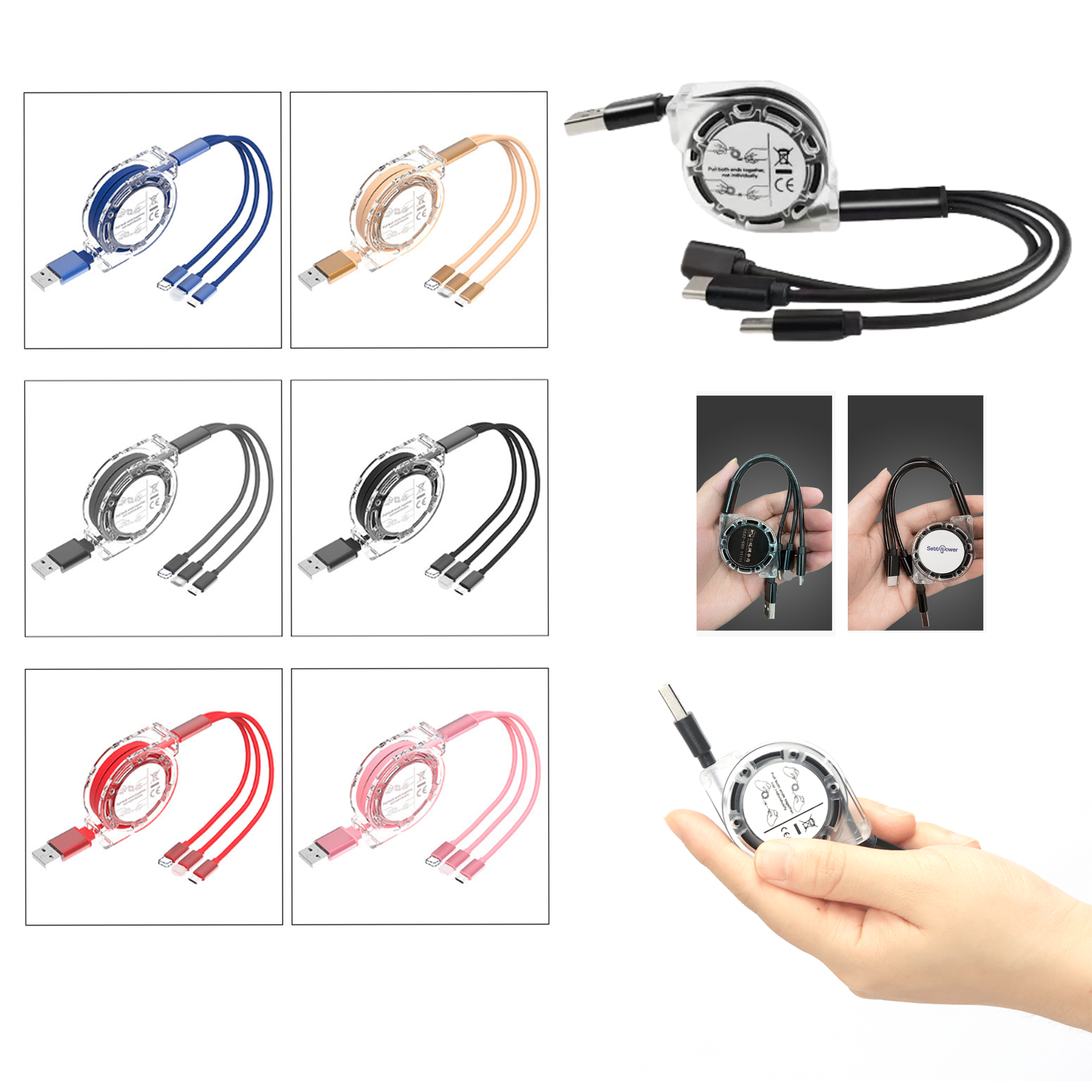 3-in-1 Multiple USB Charge Cord 2