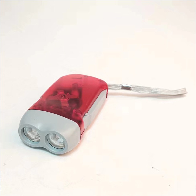 2 LED Hand Press Flashlight 2