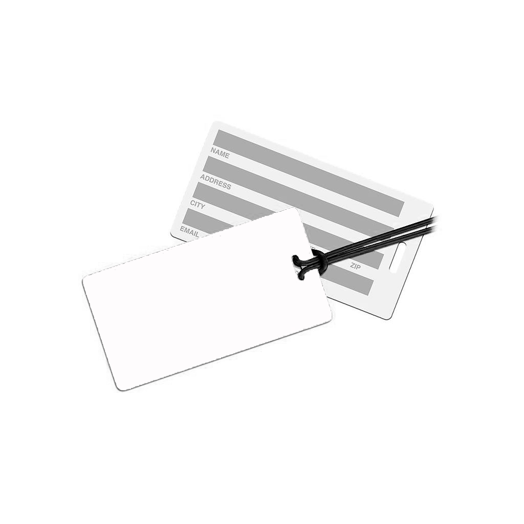 Rectangle 40 Mil Neon Tag 4