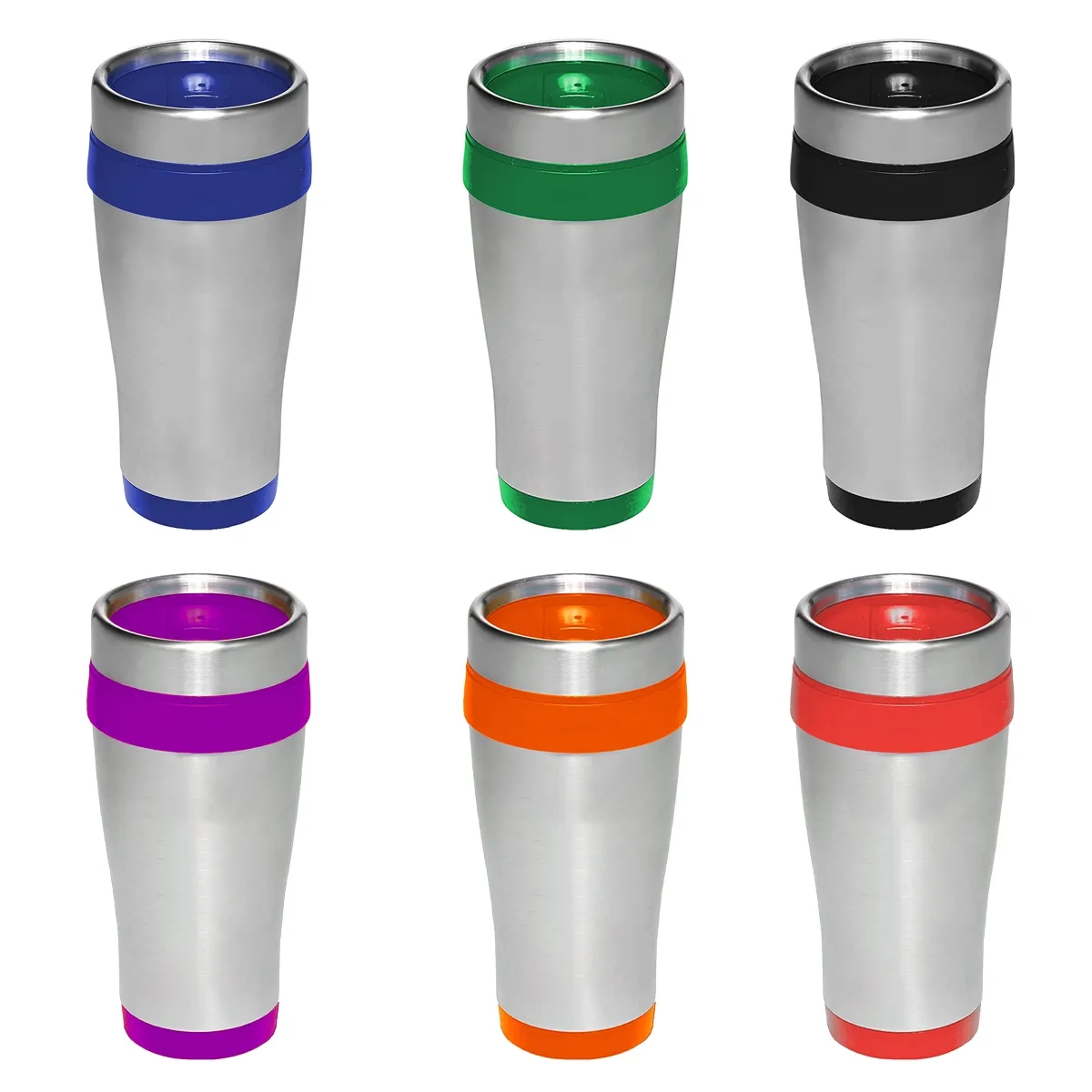 Custom Insulated Stainless Steel Travel Mugs 14 oz. with Lid 3