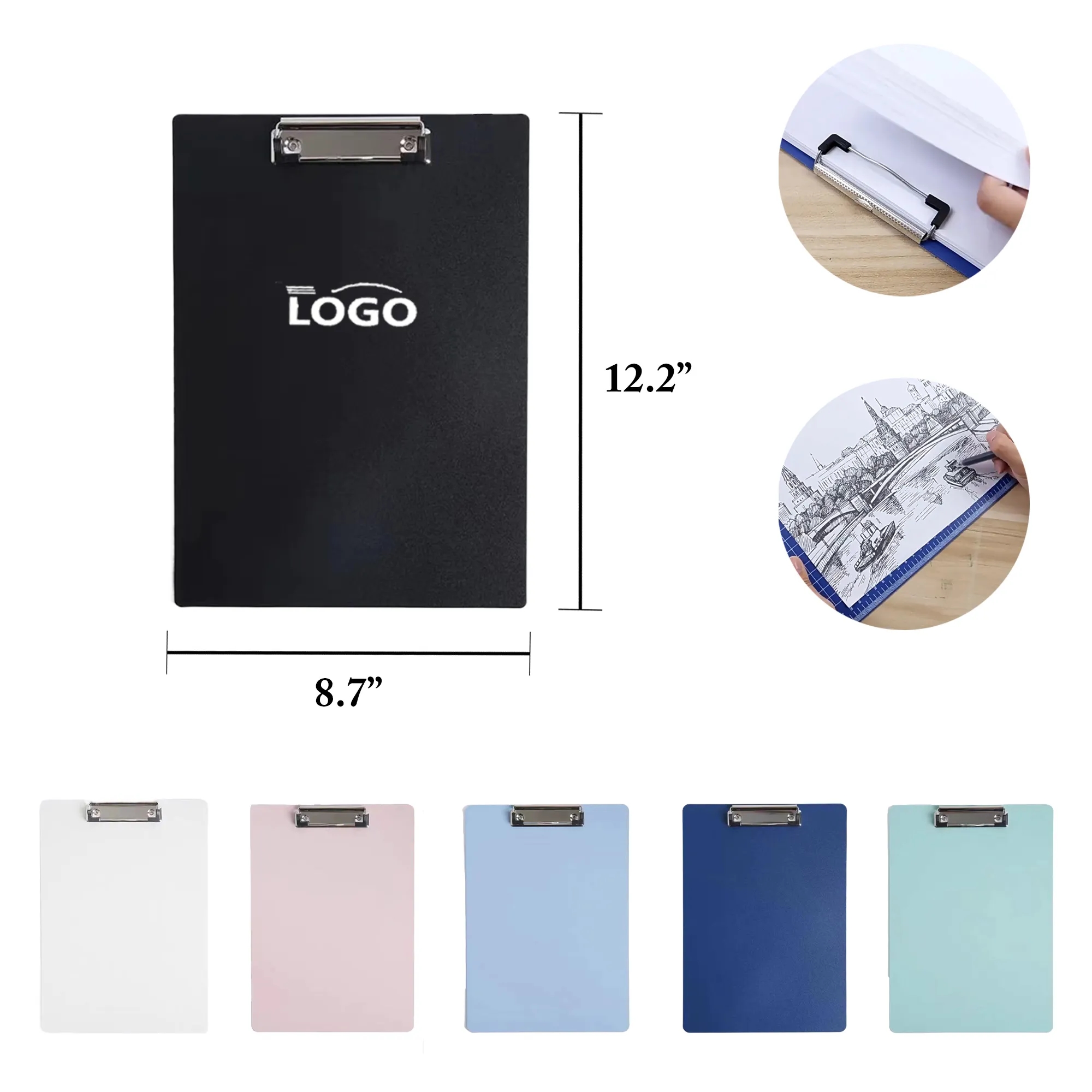 MOQ50 A4 Clipboard Wall-Mounted 7