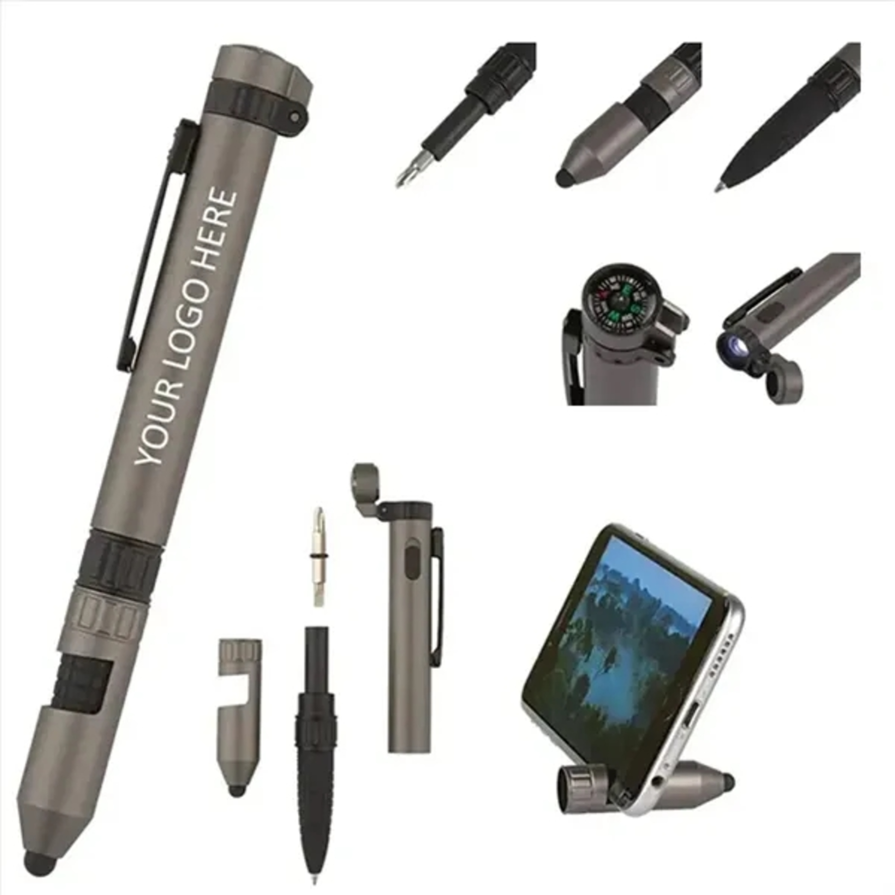 6 in 1 Multi-Function Tool Pen
2