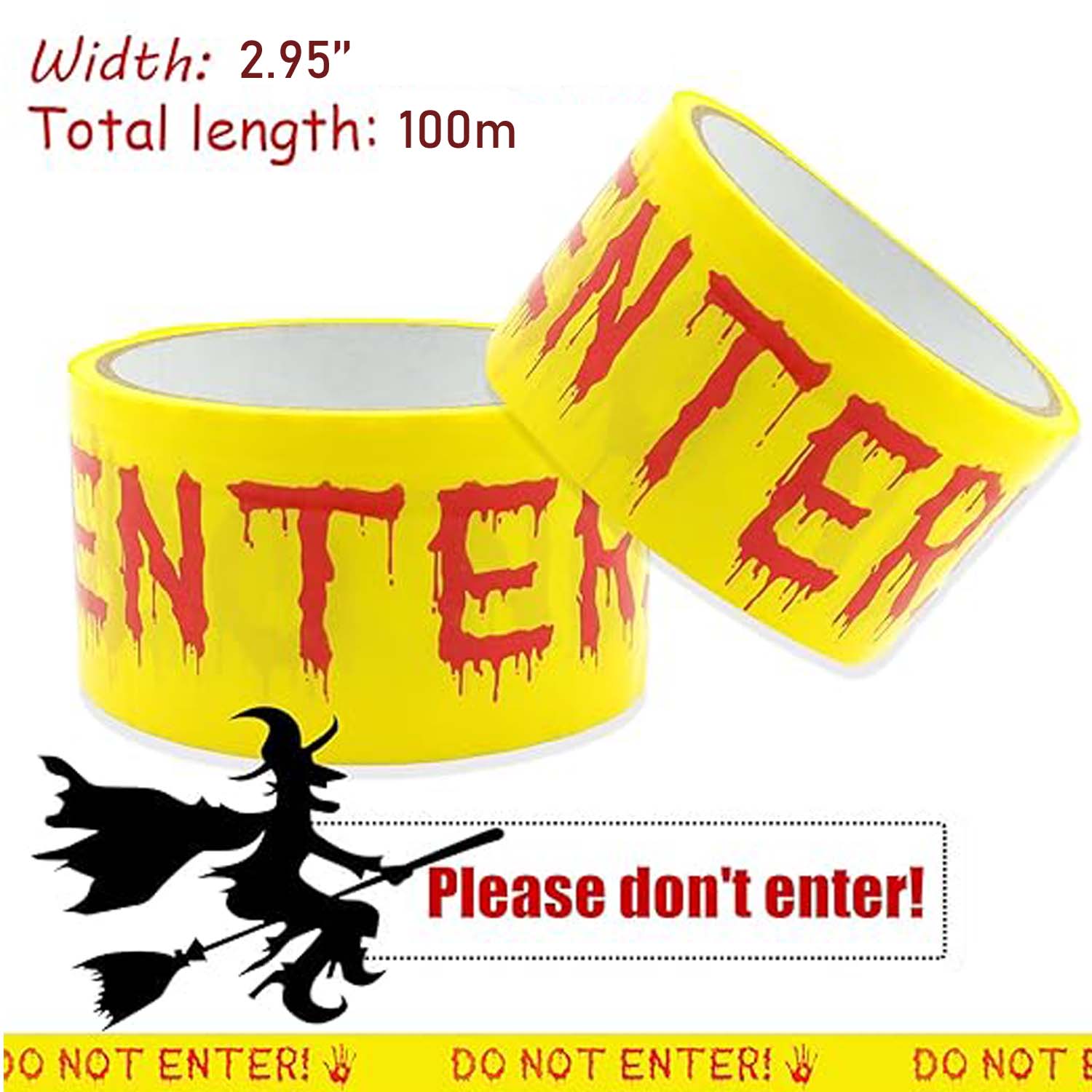 Halloween Decorations Caution Tape 2