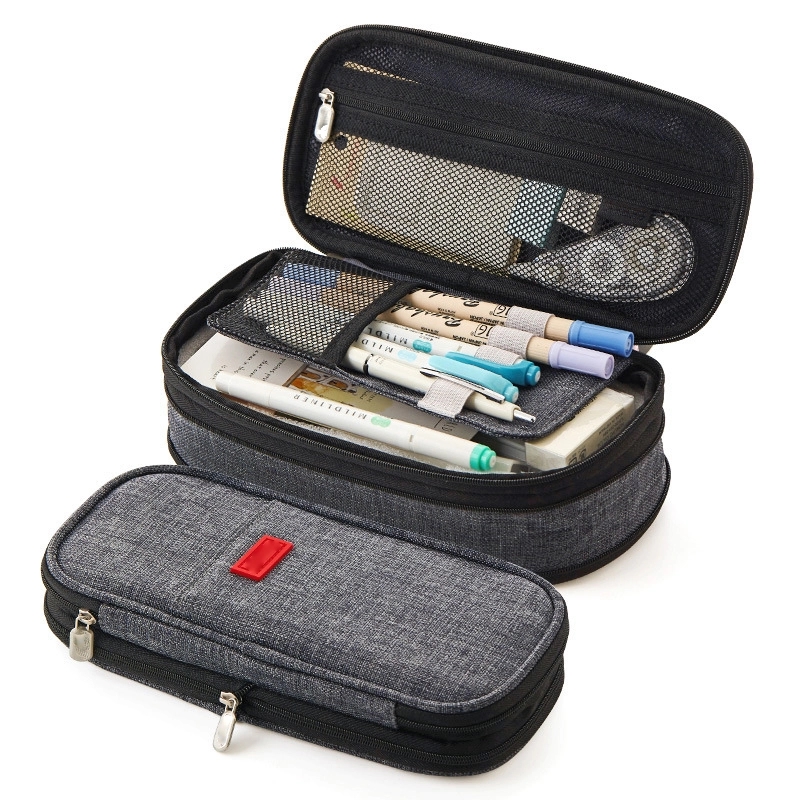 Pencil Case & Pen Holder Pouch - School Storage Organizer 12
