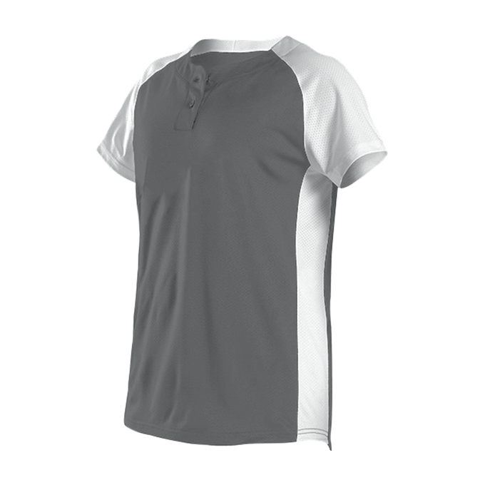 Womens Two Button Fastpitch Jersey 2