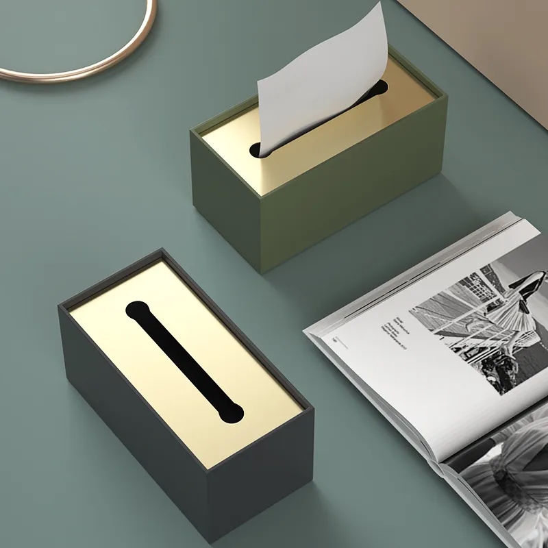 Metal Rectangular Tissue Box 1