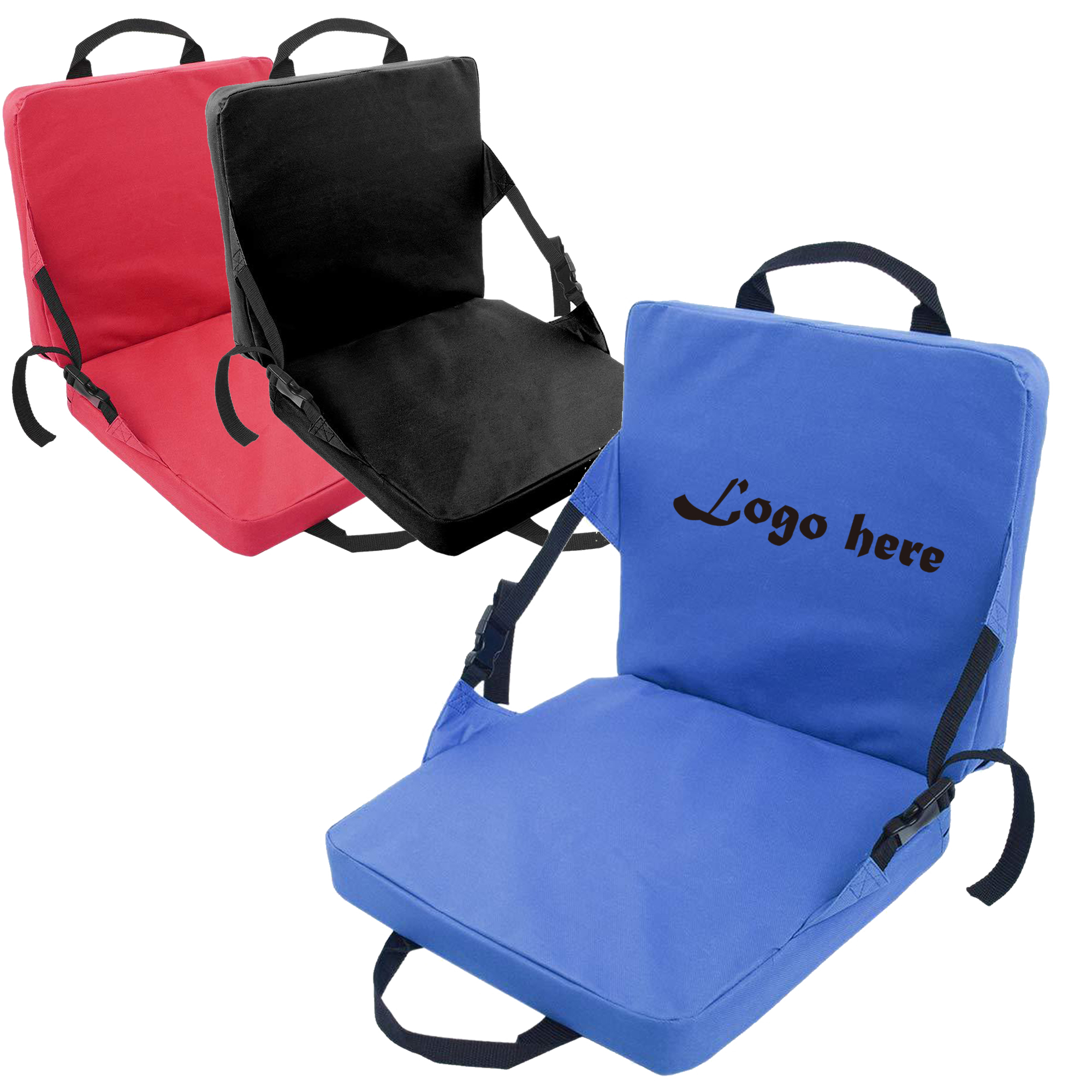 Buckle Portable Folding Pocket Stadium seat Camping Travel 1