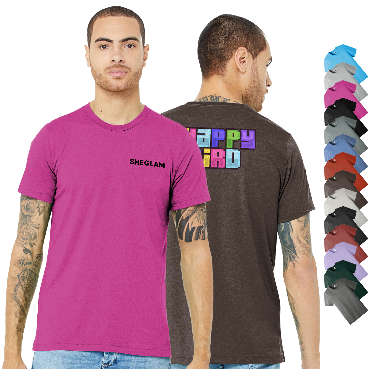 BELLA+CANVAS® Unisex Triblend Short Sleeve Tee 2