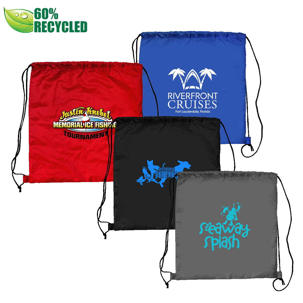RPET Drawstring Backpack 16