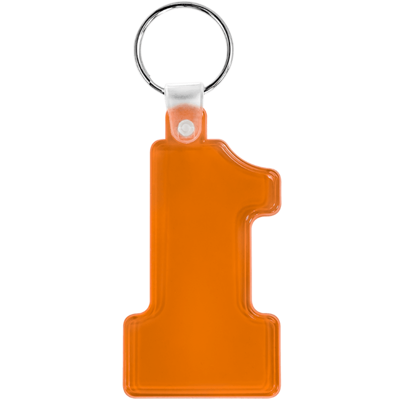 Number One Soft Plastic Keychains 9