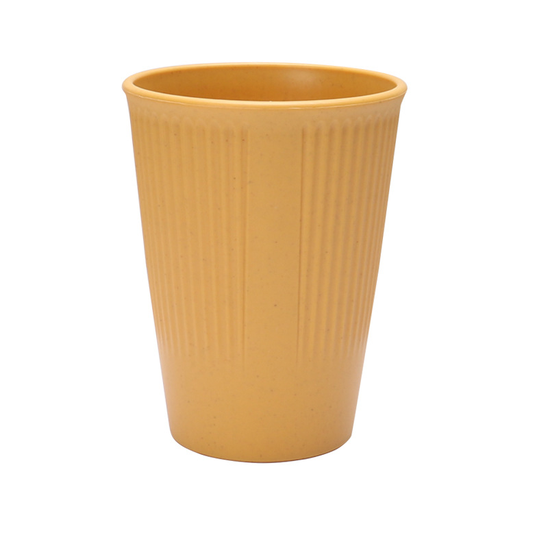 Reusable Wheat Straw Cup Unbreakable Travel Gargle Cup 3
