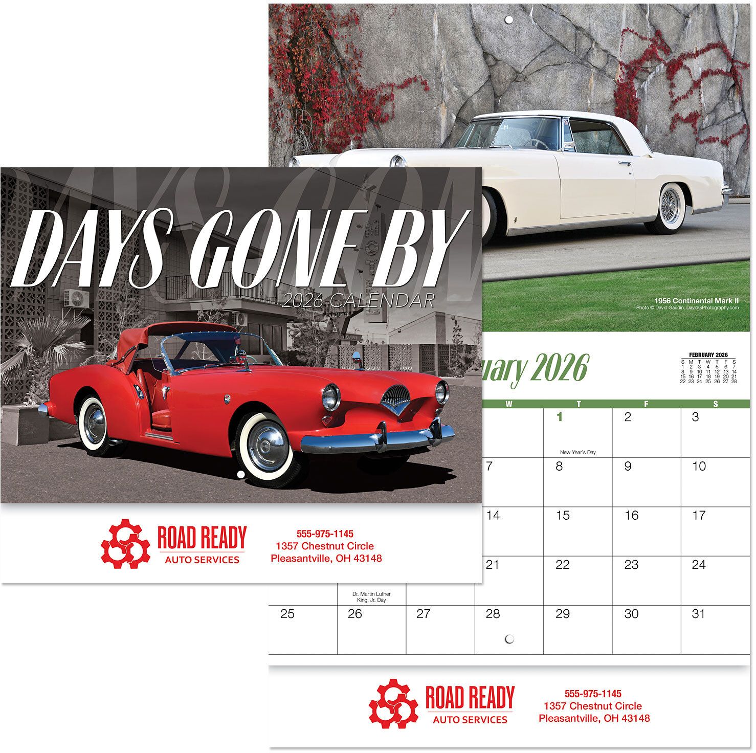 DAYS GONE BY STAPLED WALL CALENDAR 21
