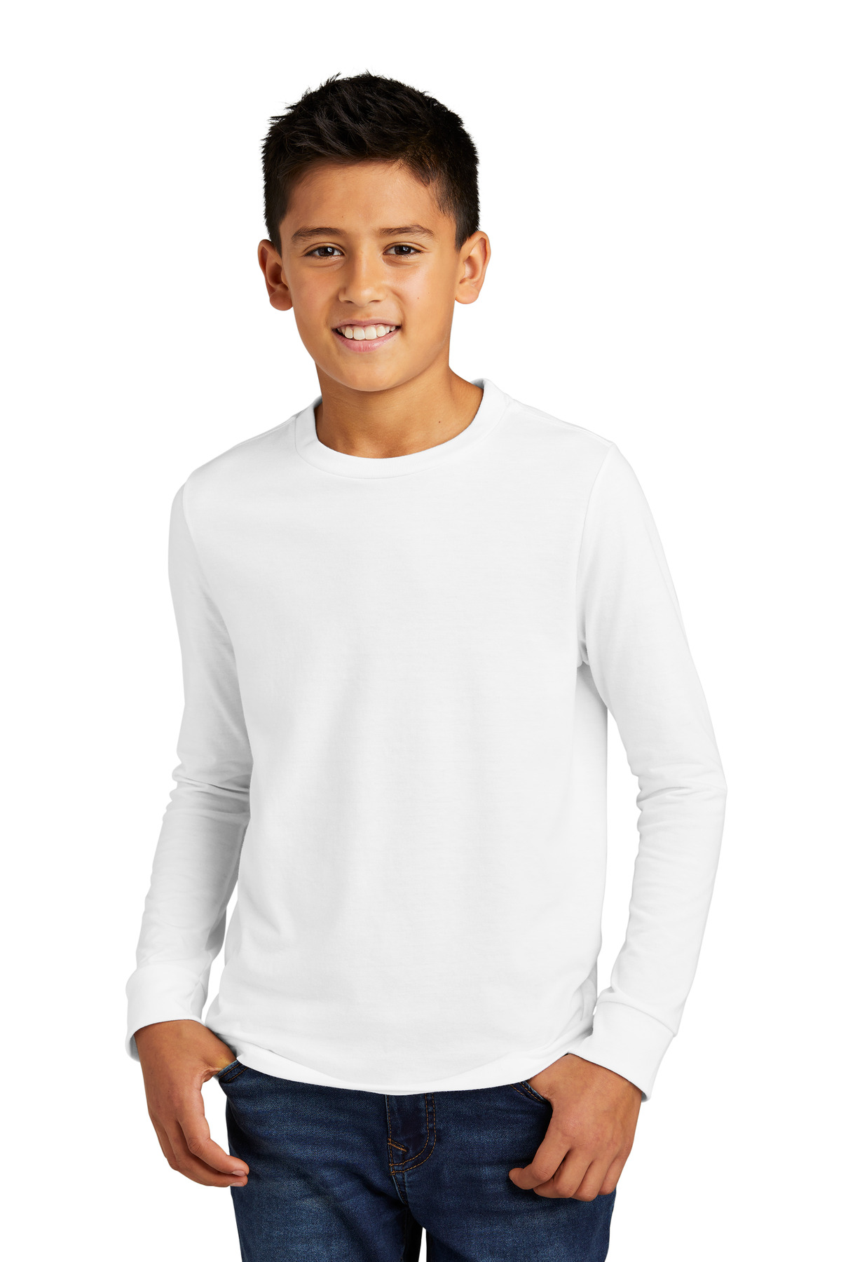 District Youth Perfect Tri Long Sleeve Tee DT132Y 18