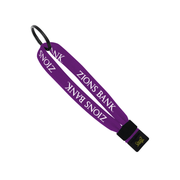 1/2" Cotton Wrist Retainer with Slider & Metal Split-Ring 10