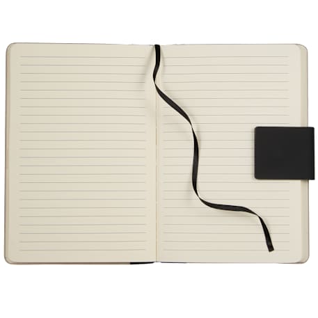 5.5" x 8.5" FSC® Recycled Canvas Bound Notebook 65