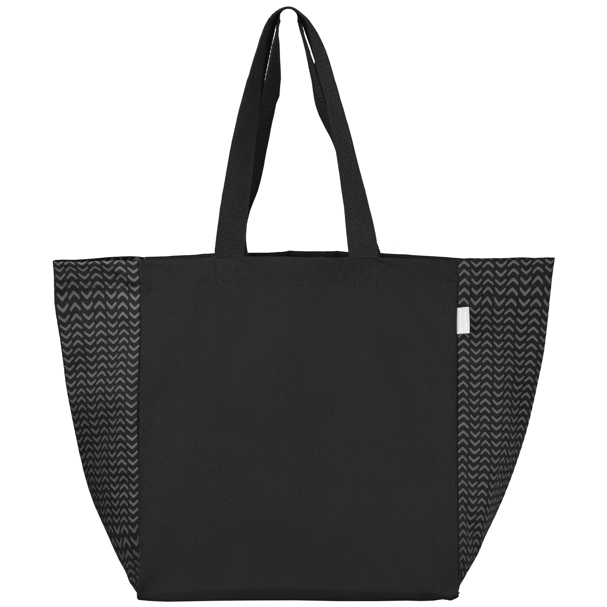 Toronto Recycled Cotton Chevron Tote Bag – 8 oz 2