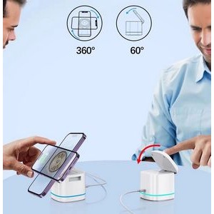 Multifunctional 3 in 1 Wireless Charger Foldable Magnetic 3