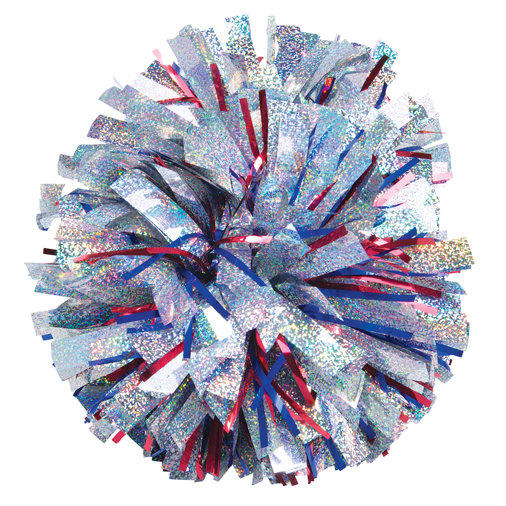 Custom Holographic Show Pom - Solid Color 45