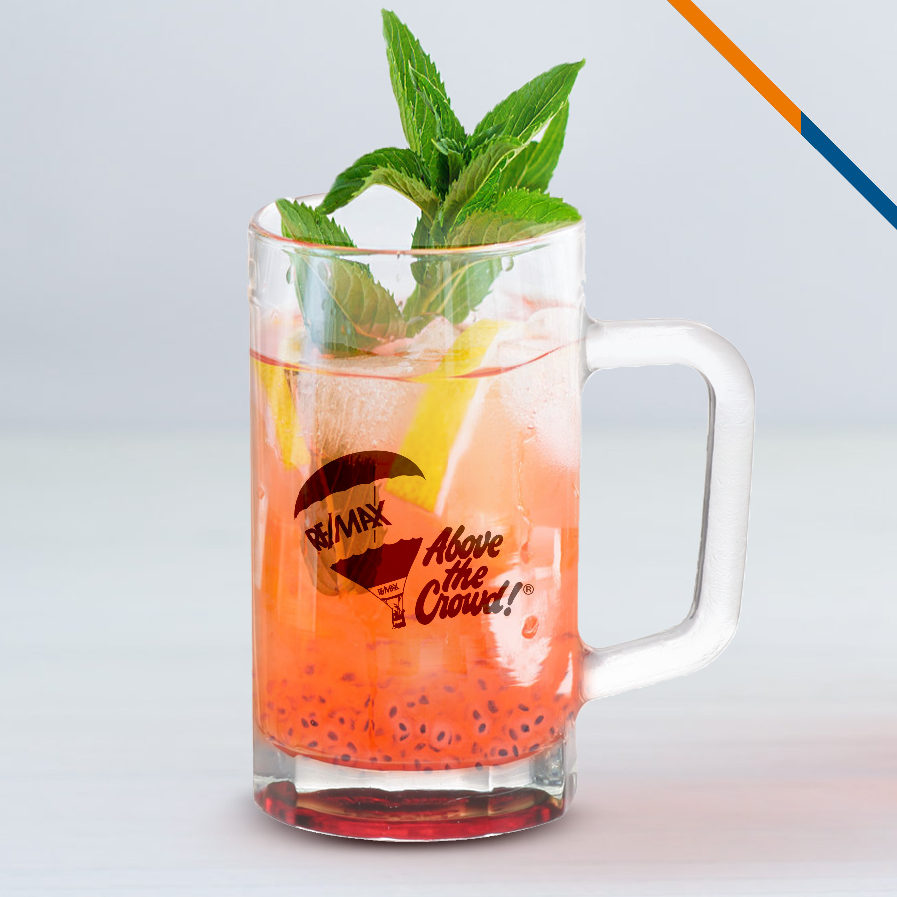 Lilah Glass Beer Mugs-15OZ 8