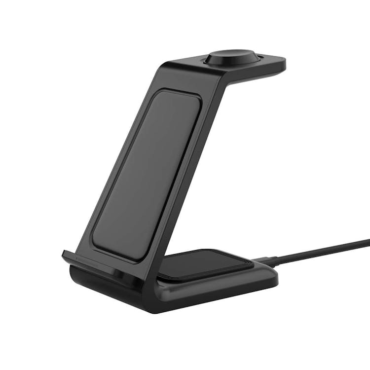 Wireless 3-in-1 Charging Stations - Black 1