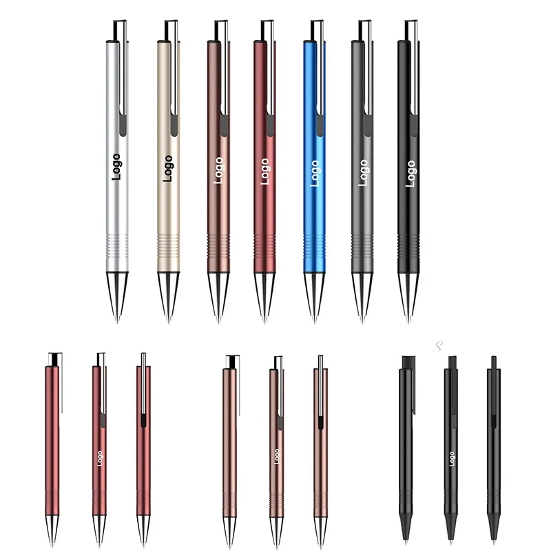 Metal colorful ballpoint pen 2