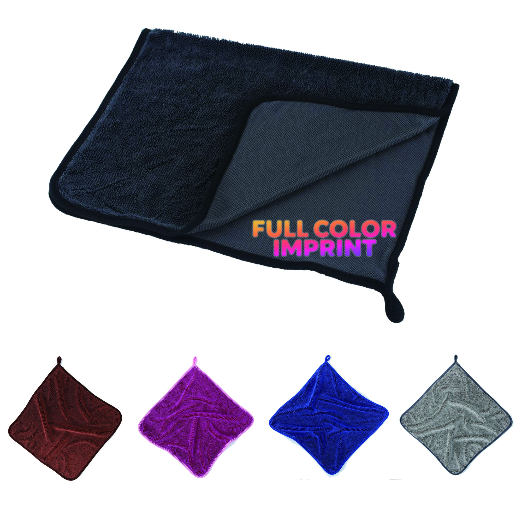 MOQ 50 PCS Full Color Towels Car Washing Cloth 2
