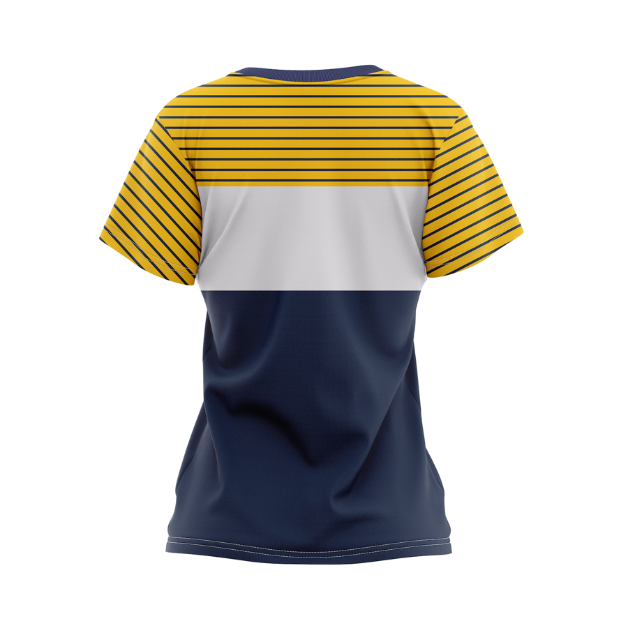 Women's Sublimation 125G Waffle Grid Short Sleeve T-Shirt 5