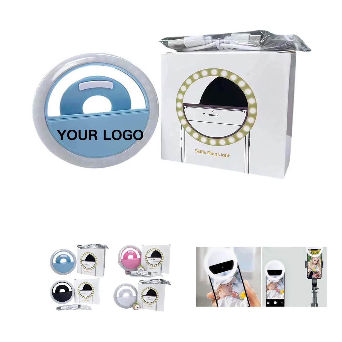 Rechargeable LED Ring Light with Three Modes 4