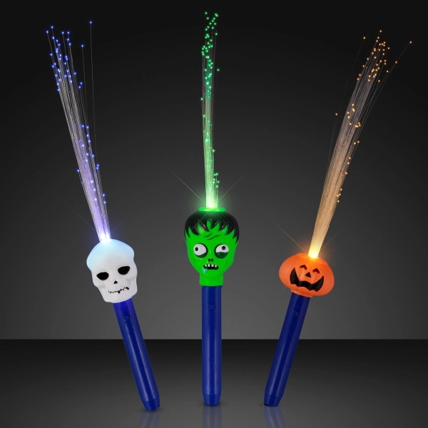 Light-up fiber optic wand 3