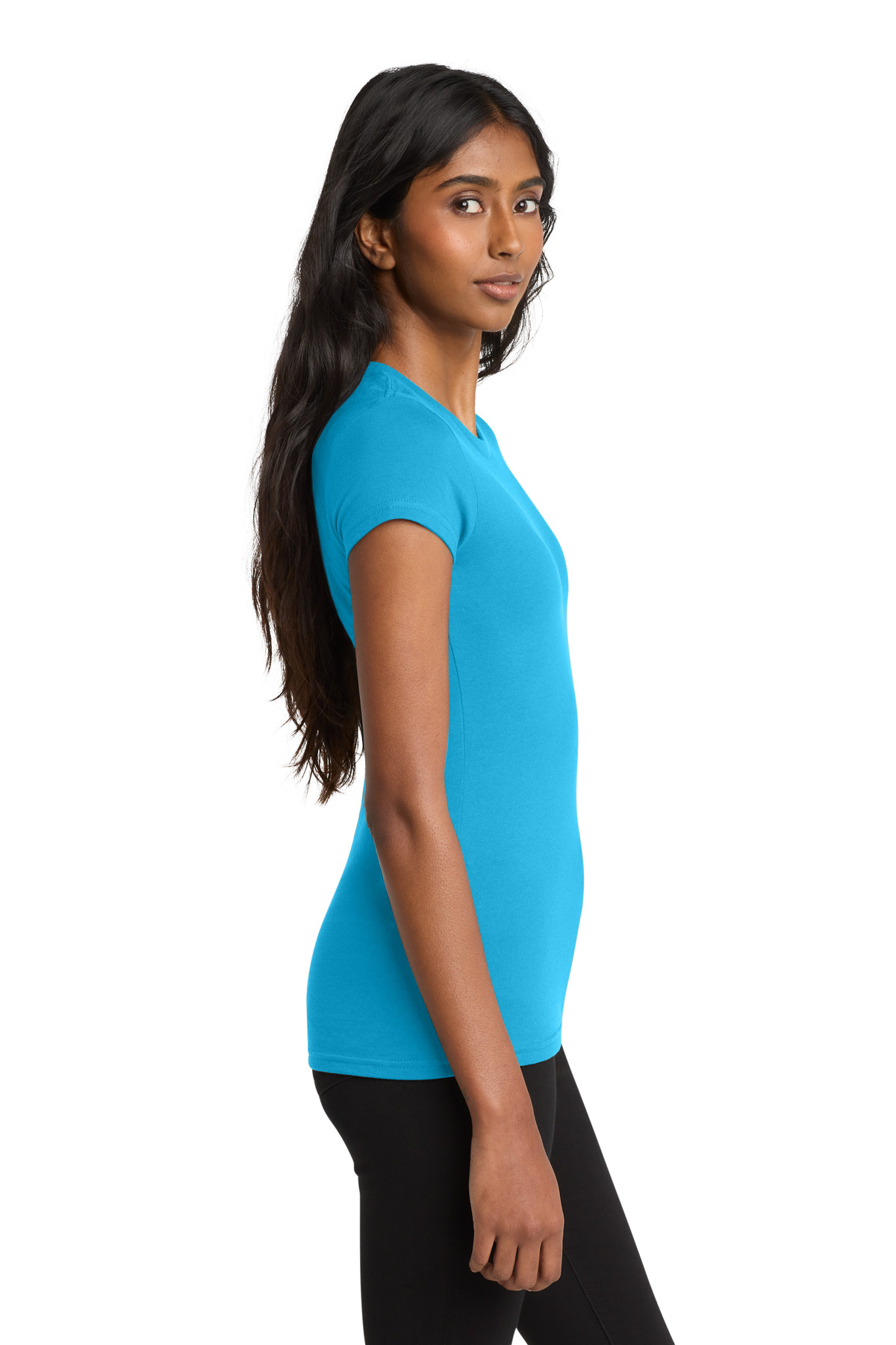 District Women's Fitted Very Important Tee . DT6001 3