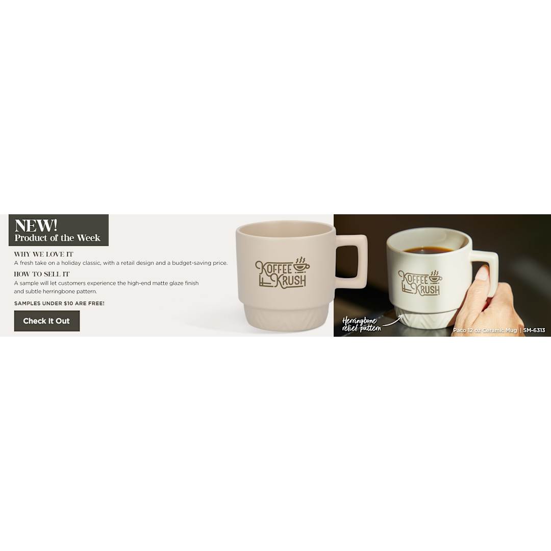 Paco 12oz Ceramic Mug 109
