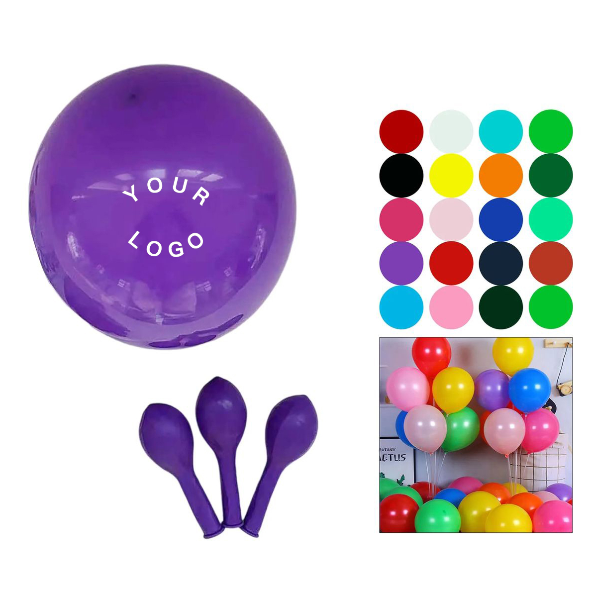 Colorful Latex Balloons for Celebration Setup 16