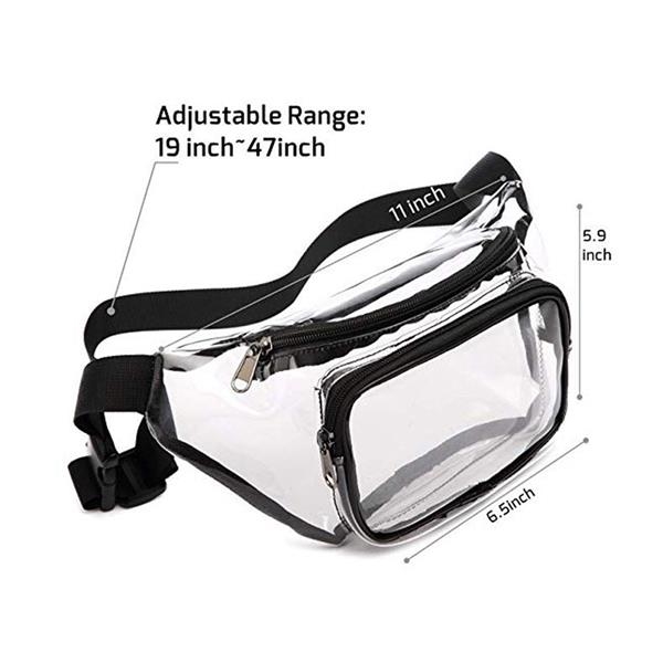 Waterproof Transparent Adjustable Fanny Pack 2