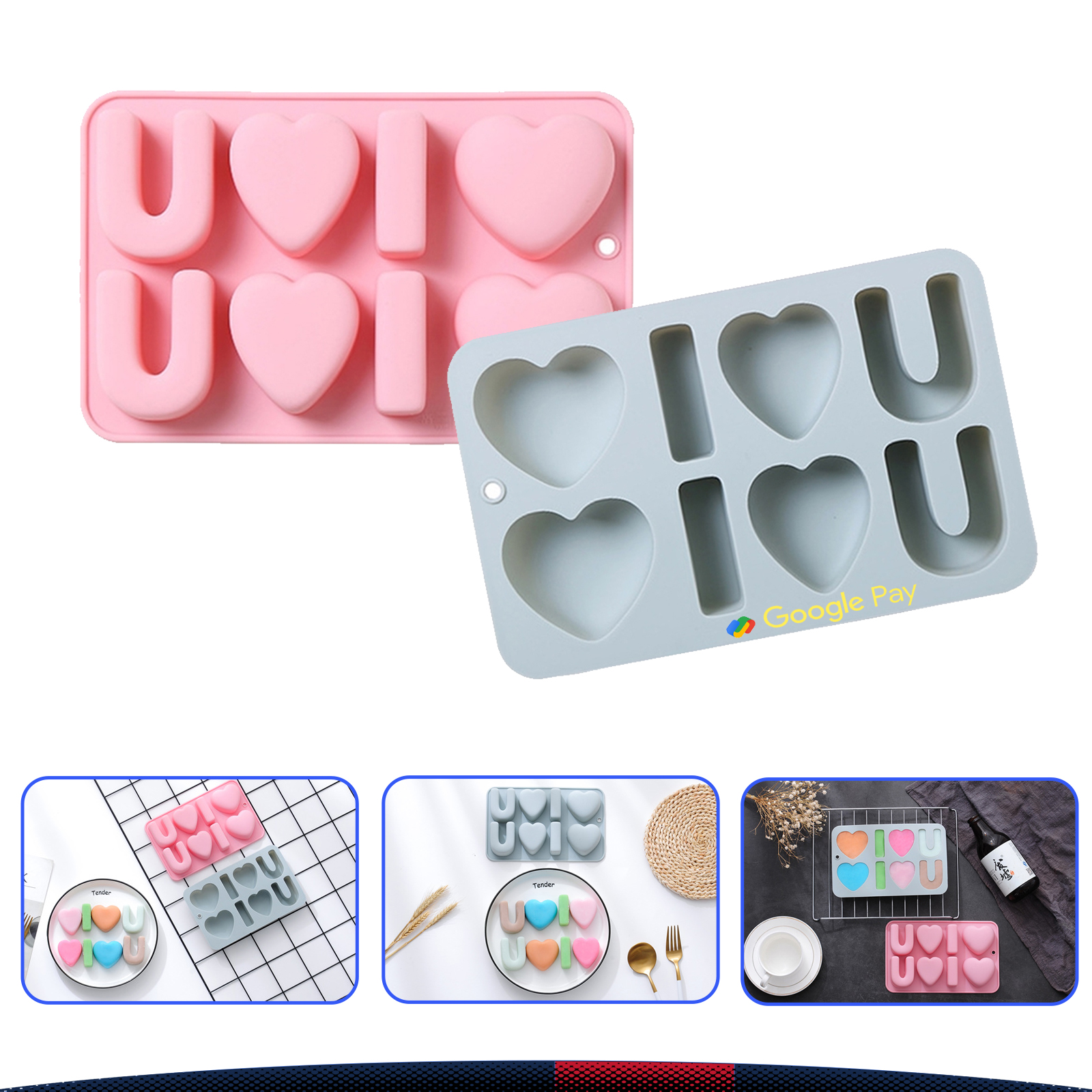 Love Ice Molds 2