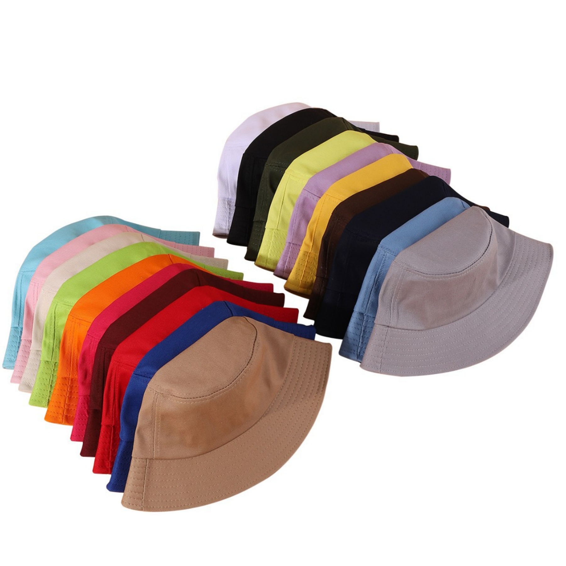 Unisex Outdoor Cotton Bucket Hat For Travel Beach 2