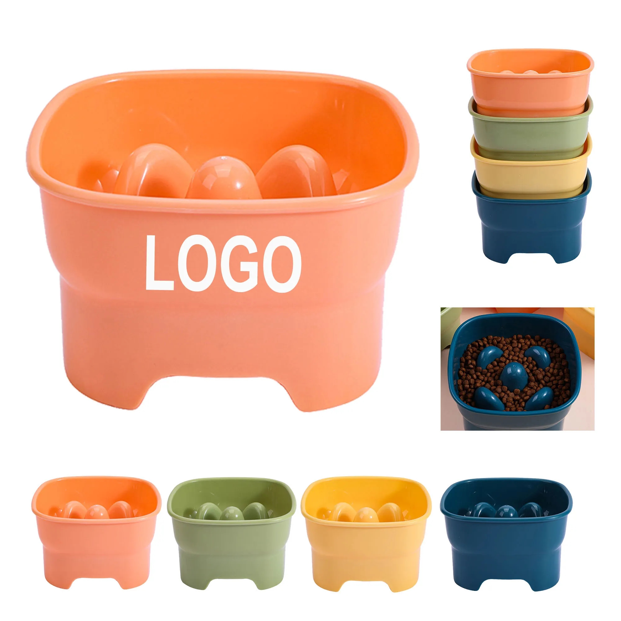 Square Pet Feeding Bowl 4