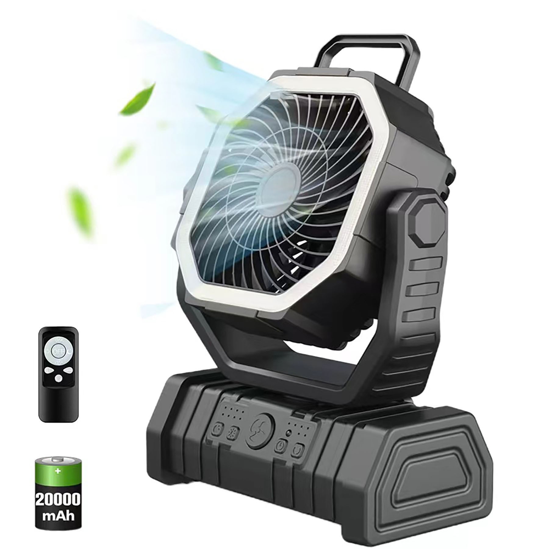 Rechargeable Led Camping Fan 1
