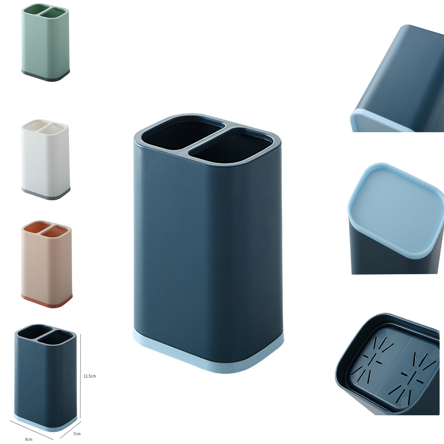 Two Color Splicing Pen Holder 2
