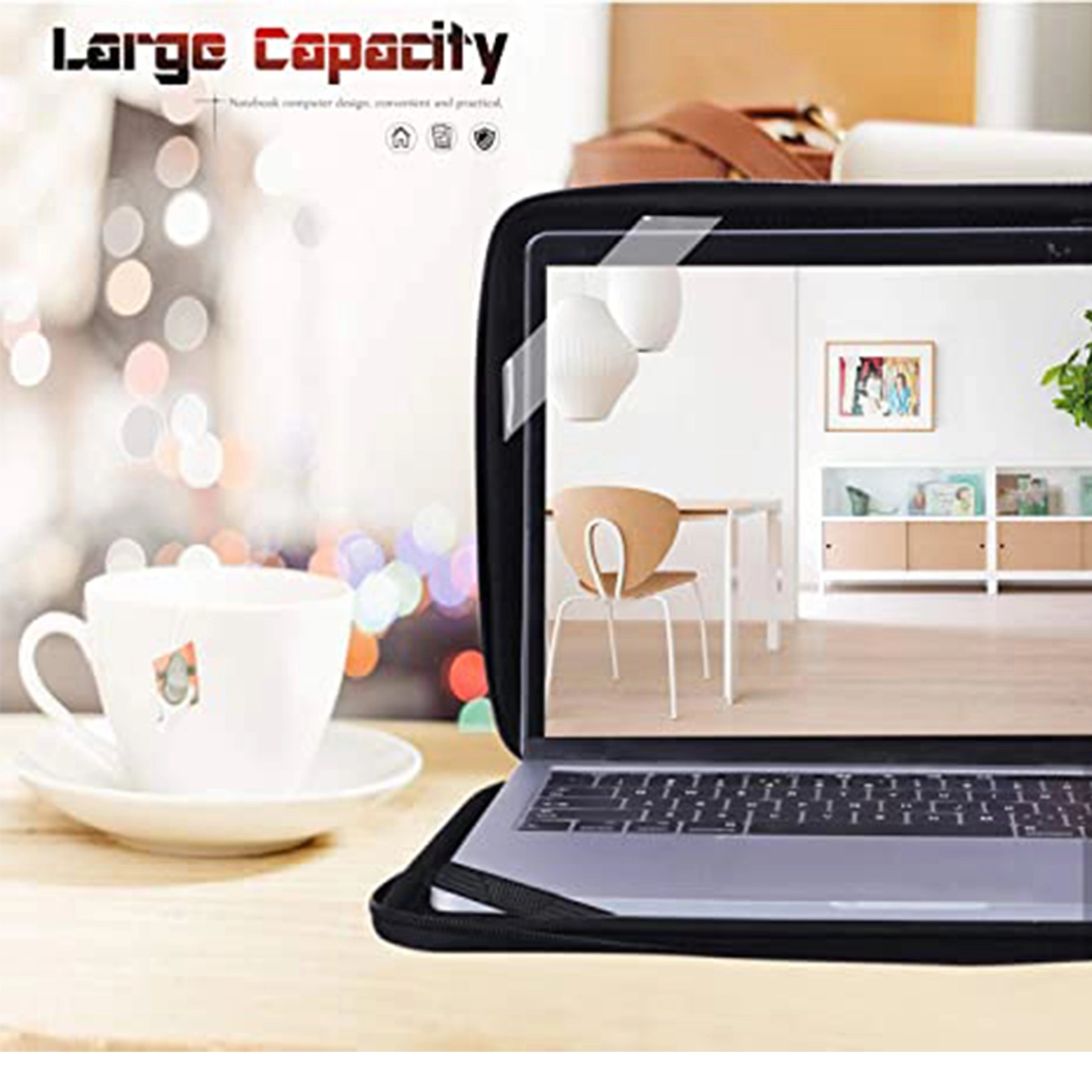 Waterproof Leather Laptop Sleeve Bag Case 4