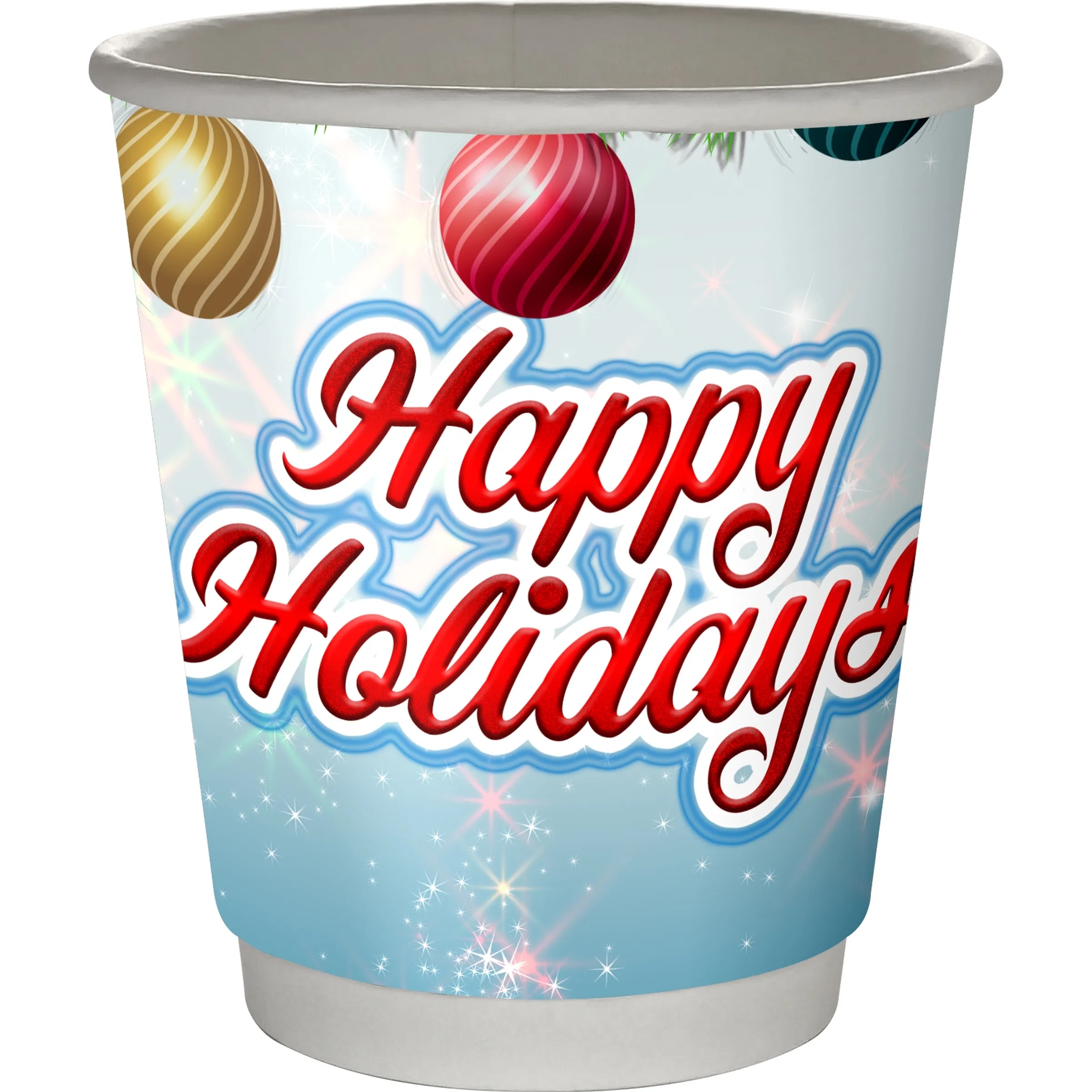 10 oz. Holiday Full Color Insulated Paper Cup 4