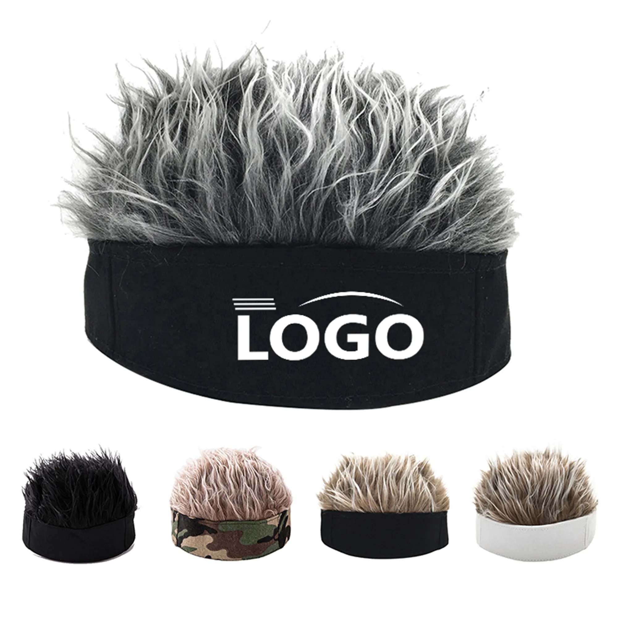 Round Hat With Wig