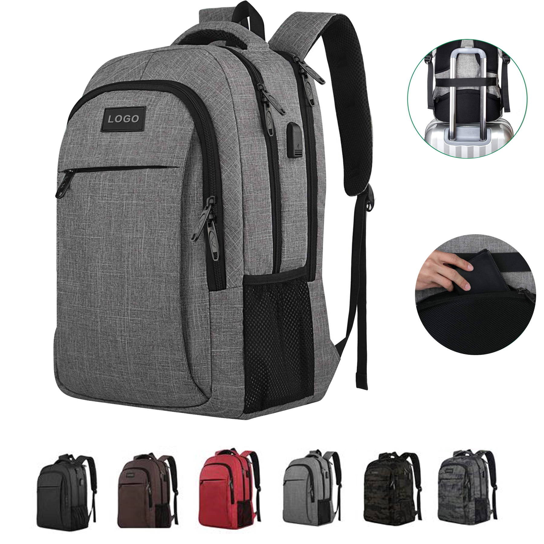 17" Travel Laptop Backpack 3