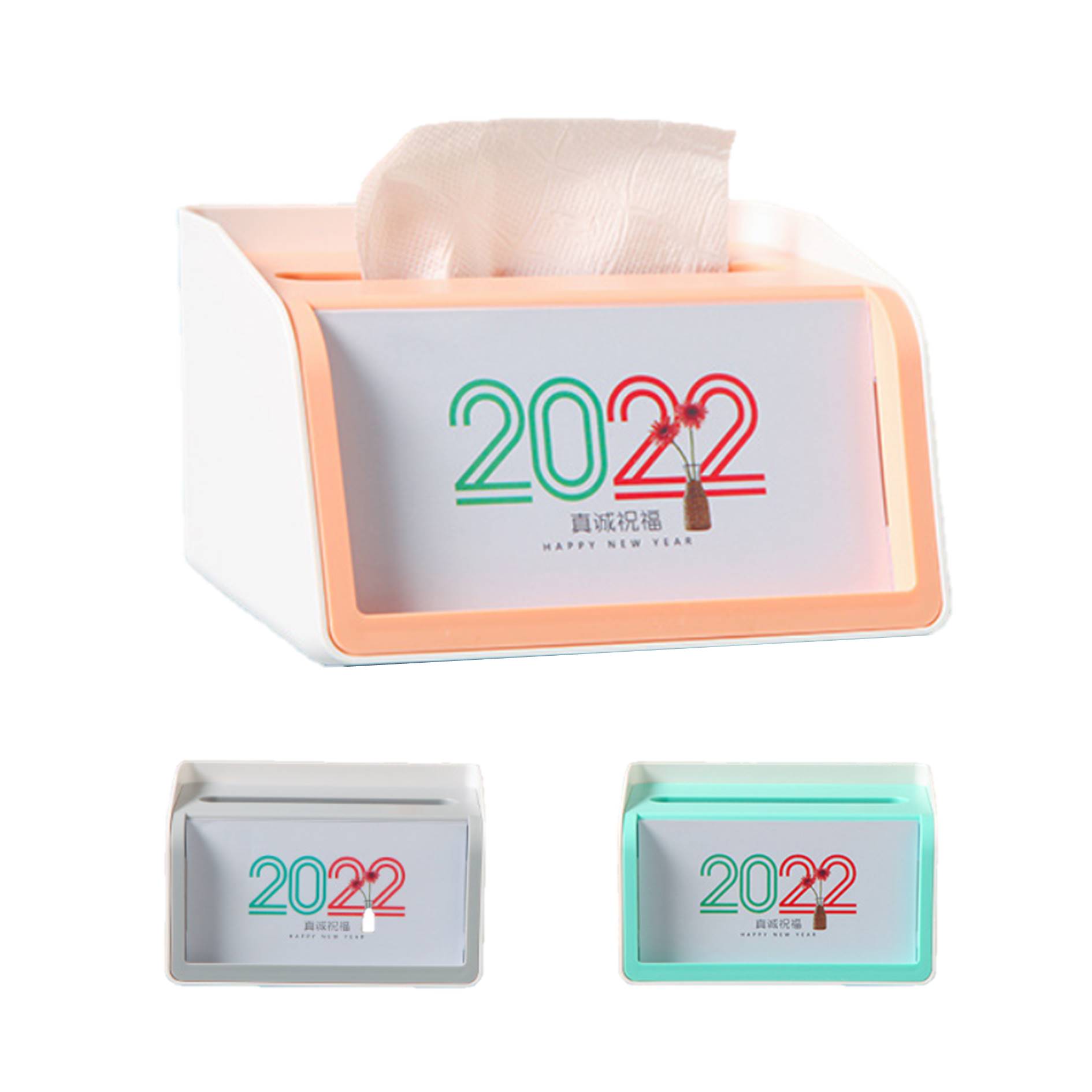 Desktop Tissue Holder With Calendar 3