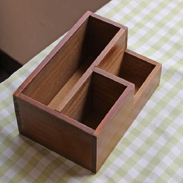 Wooden Flower Pot & Pen Holder 3