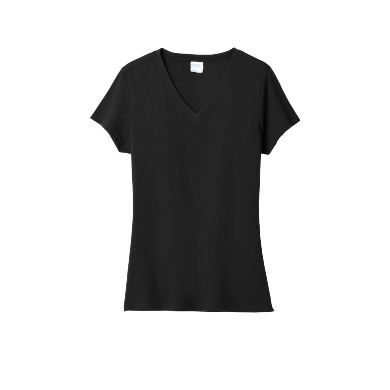Port & Company Women's Fan Favorite Blend V-Neck Tee. 6