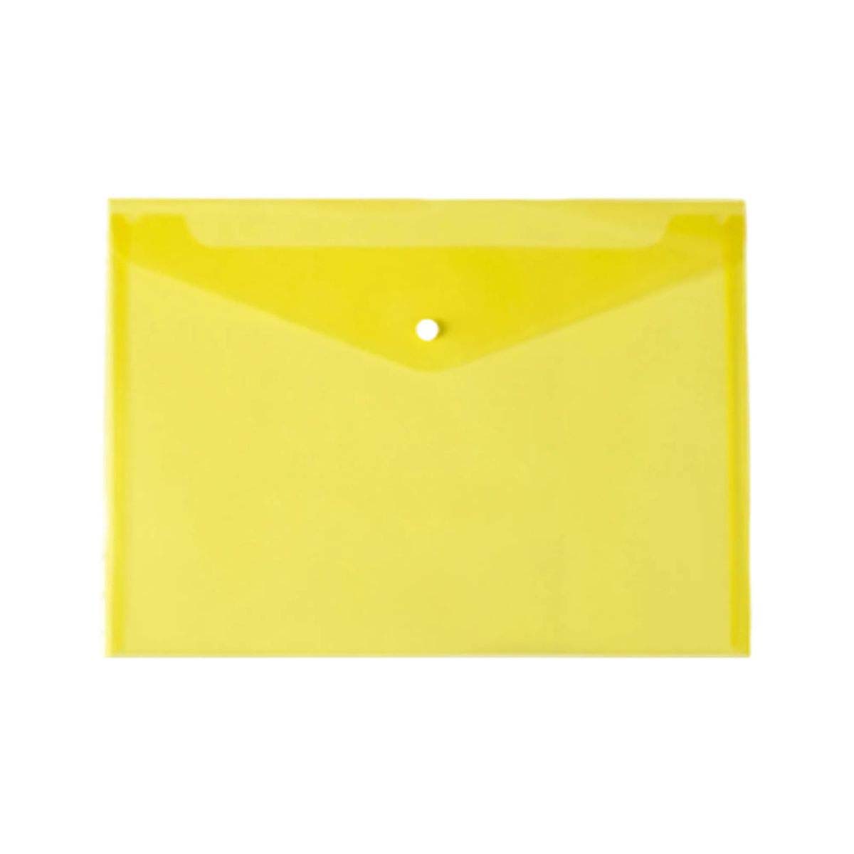 PP Snap Document Folder Transparent A4 Storage 9