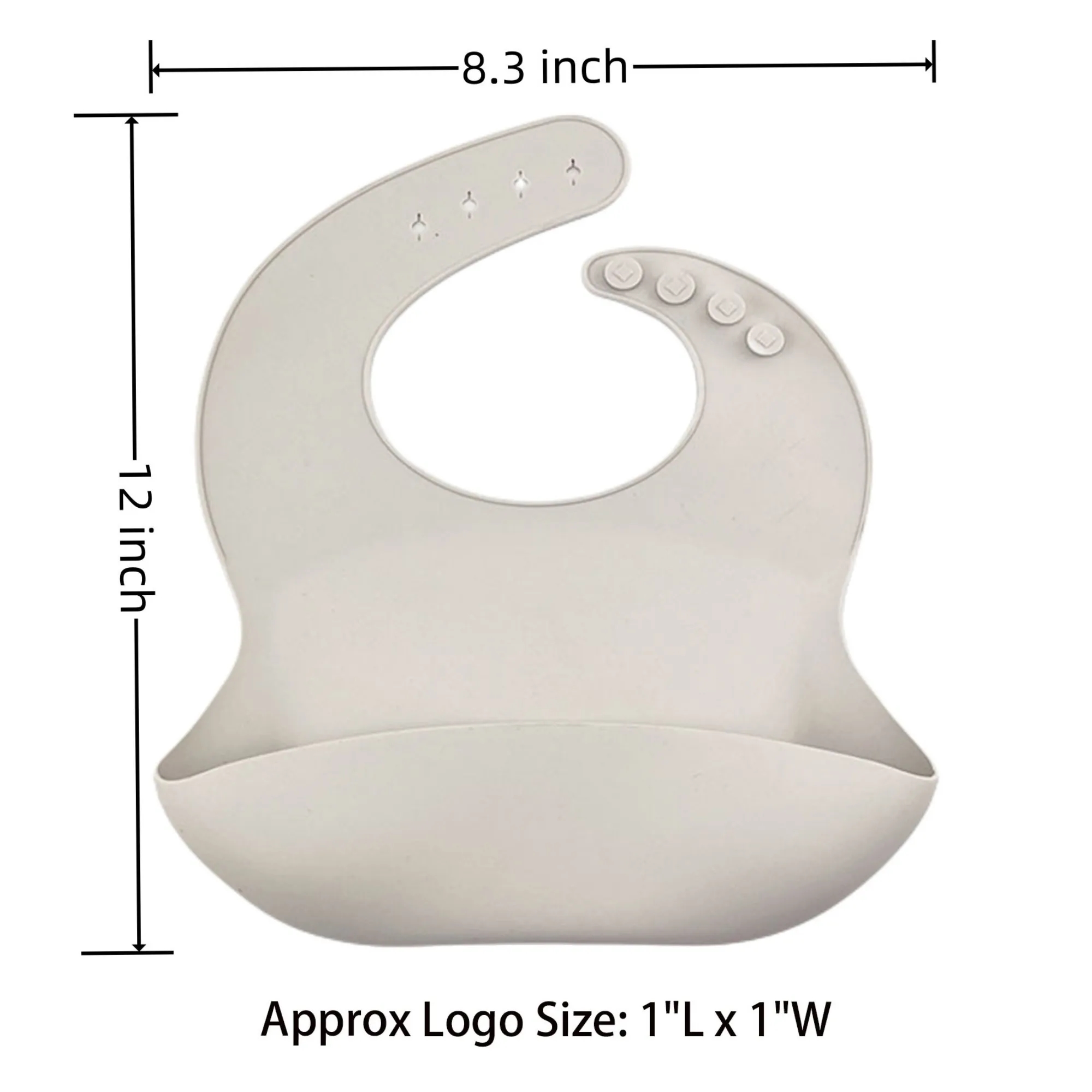 Unisex Waterproof Silicone Baby Bibs 8