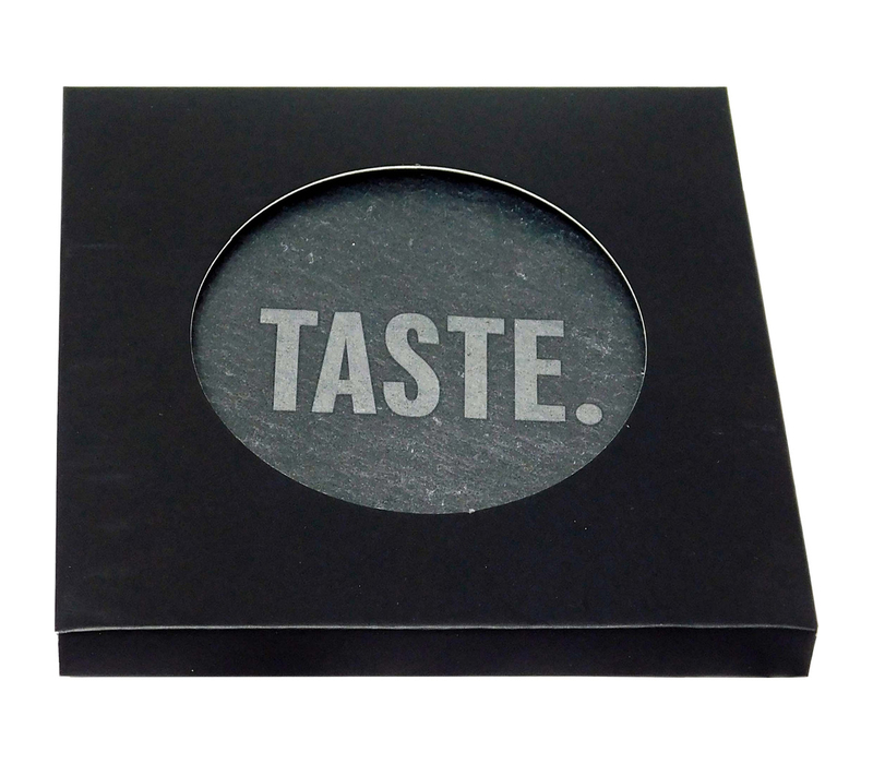 Black Slate Stone Coaster 3