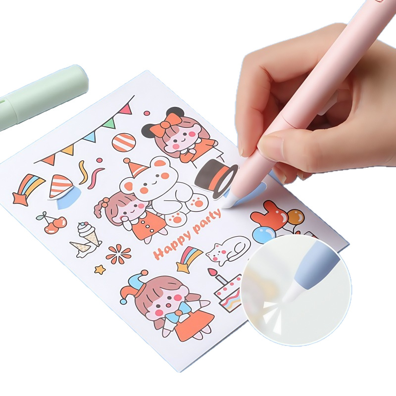 Mini Folding Scissor Pen Cutter for Safe Paper Crafting Work 2