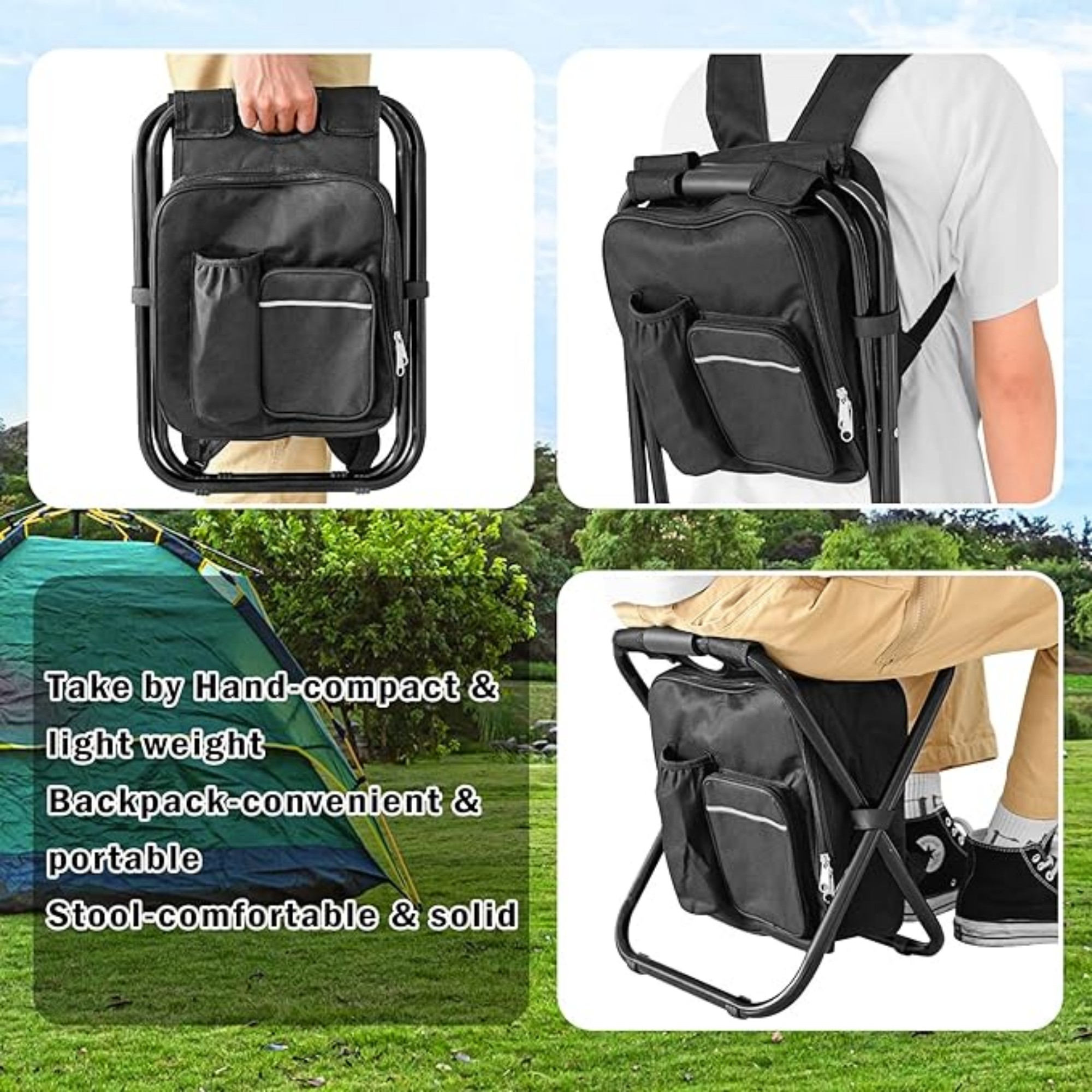 Backpack Stool Cooler Chair 5
